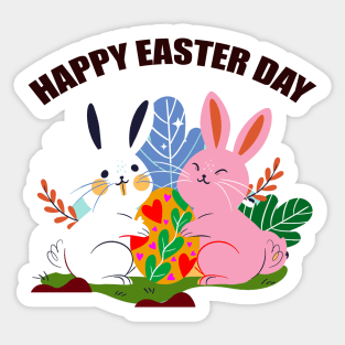 happy easter day, easter egg,Easter Egg chocolate,kids Youth Sticker
